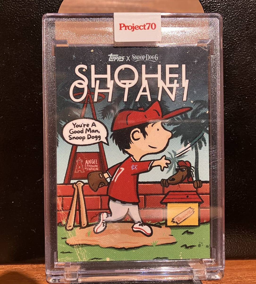 大谷翔平✖︎スヌープドッグ スヌーピー topps project70 ☆Topps