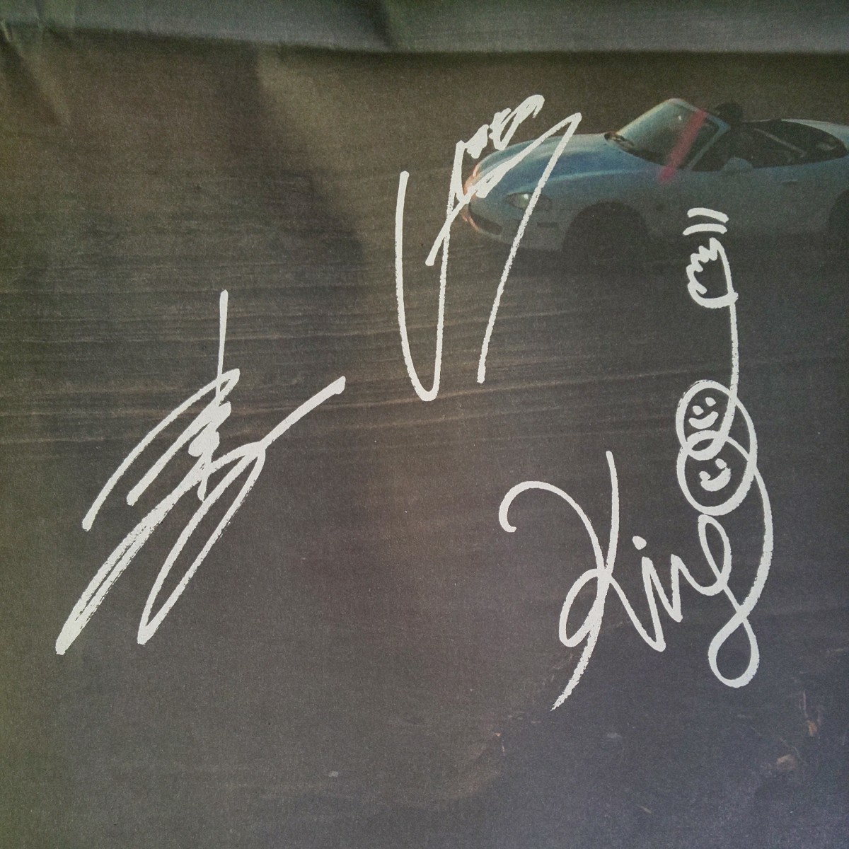 いきものがかり B3ポスター ◯(まる) 直筆サイン入り 吉岡聖恵 水野