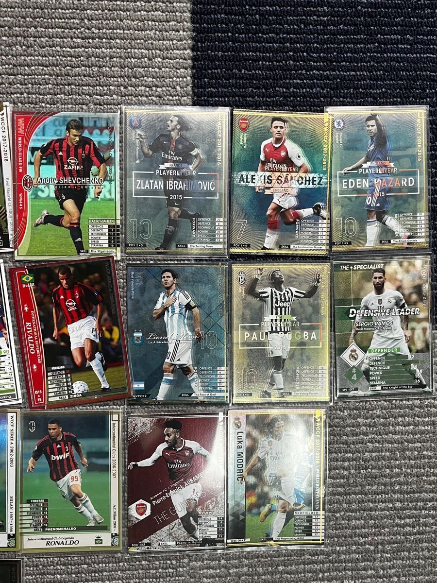 wccf 引退 26枚 まとめ売り WCCF POY キラ MVP HOLE EXTRA KOLE LEU