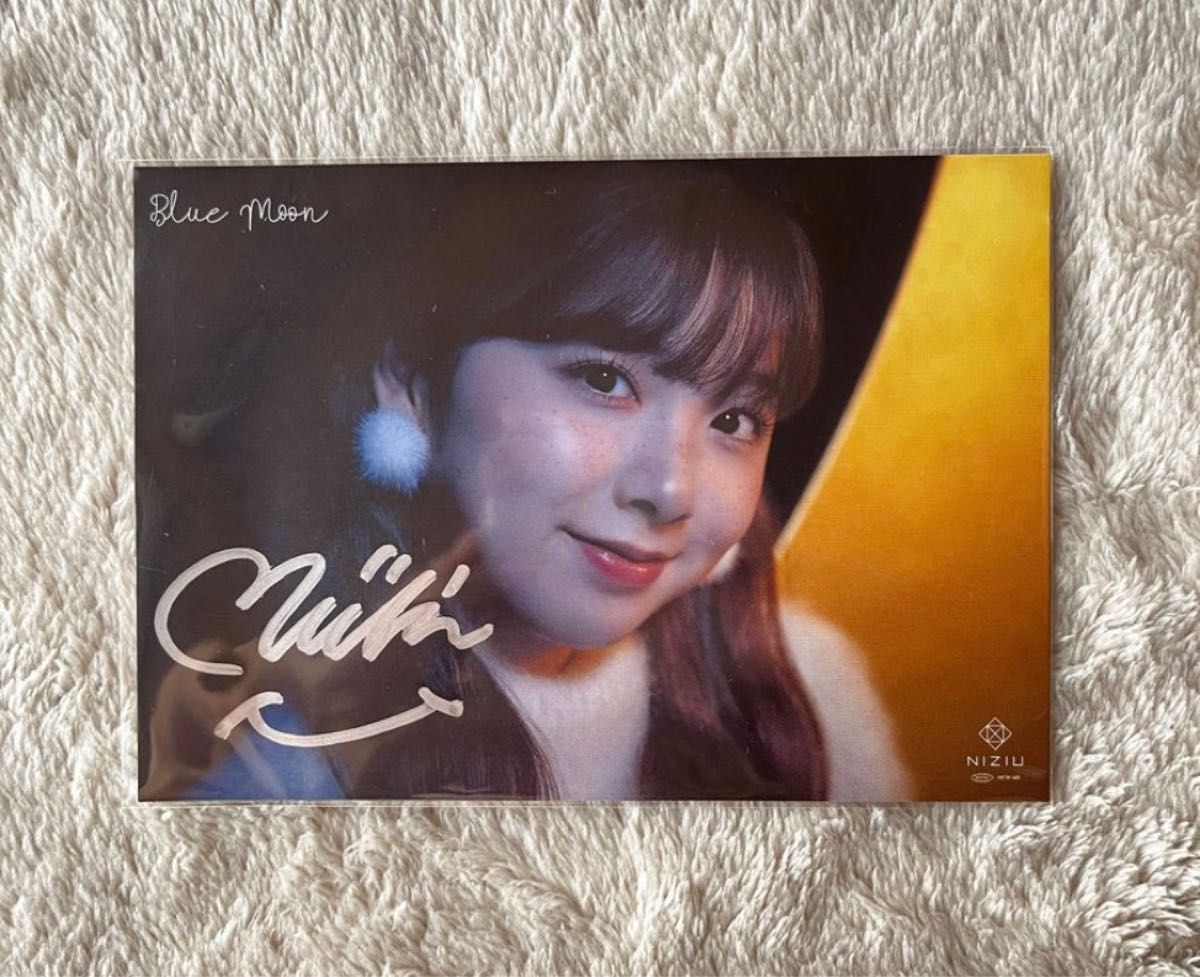 NiziU マコ 直筆サイン 販売 NiziU マコ サイン入りチェキ デビュー時