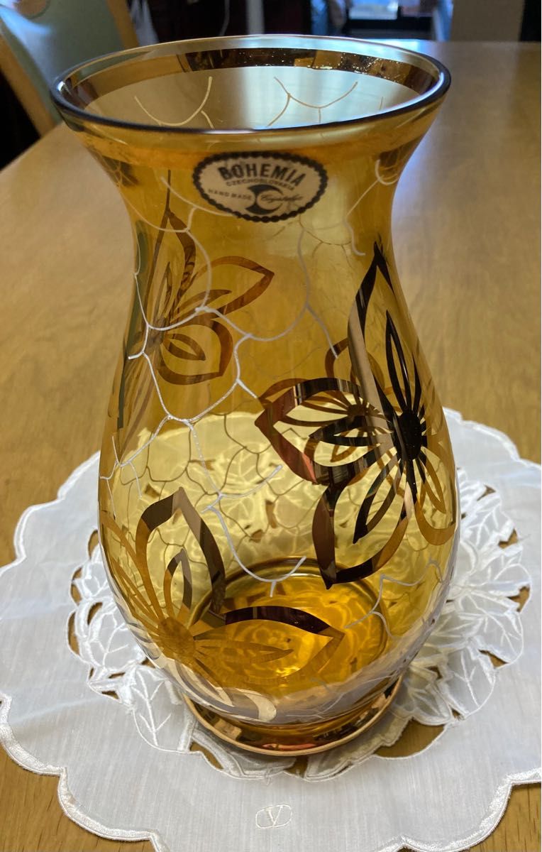 ボヘミアグラス花瓶 【公式通販】