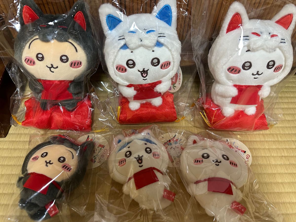 もぐもぐ本舗 伏見稲荷なぬいぐるみ/マスコット/店員さんなマスコット