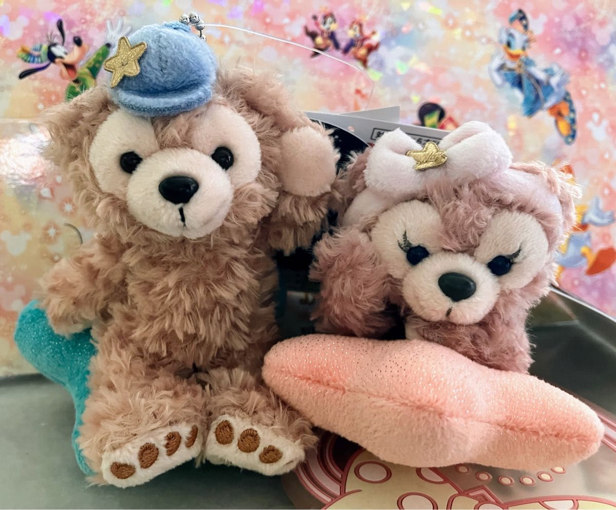 激レア！新品未使用タグ付ダッフィー＆シェリーメイ2セット