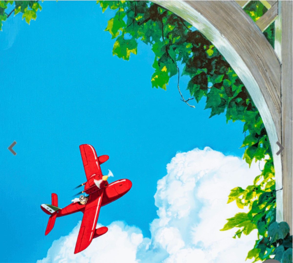 スタジオジブリ公式 ジブリの壁窓シリーズ ジーナの賭け《紅の豚》入手