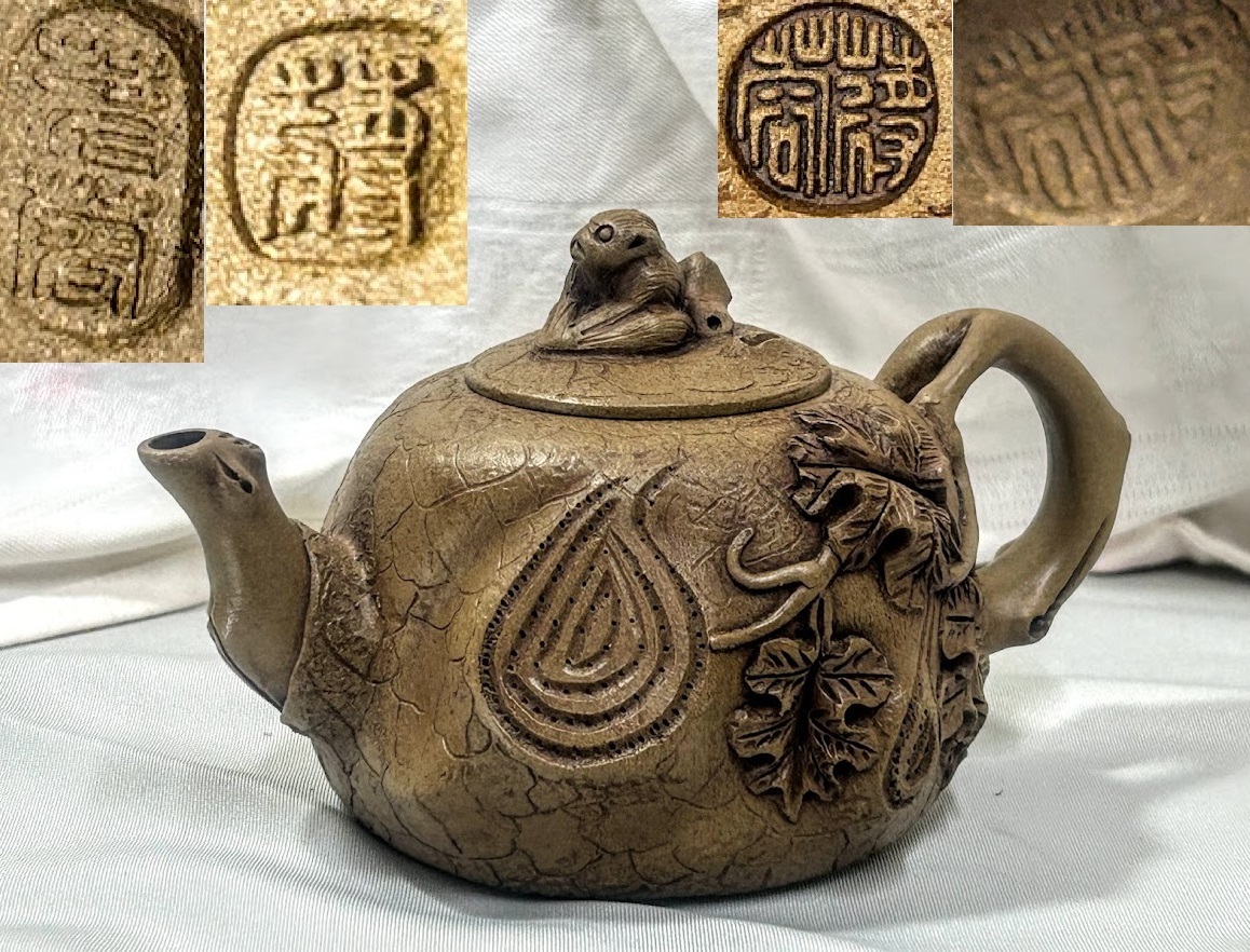 ②中国 茶器 茶壺 急須 猿 ②中国 茶器 茶壺 急須 猿卸売り
