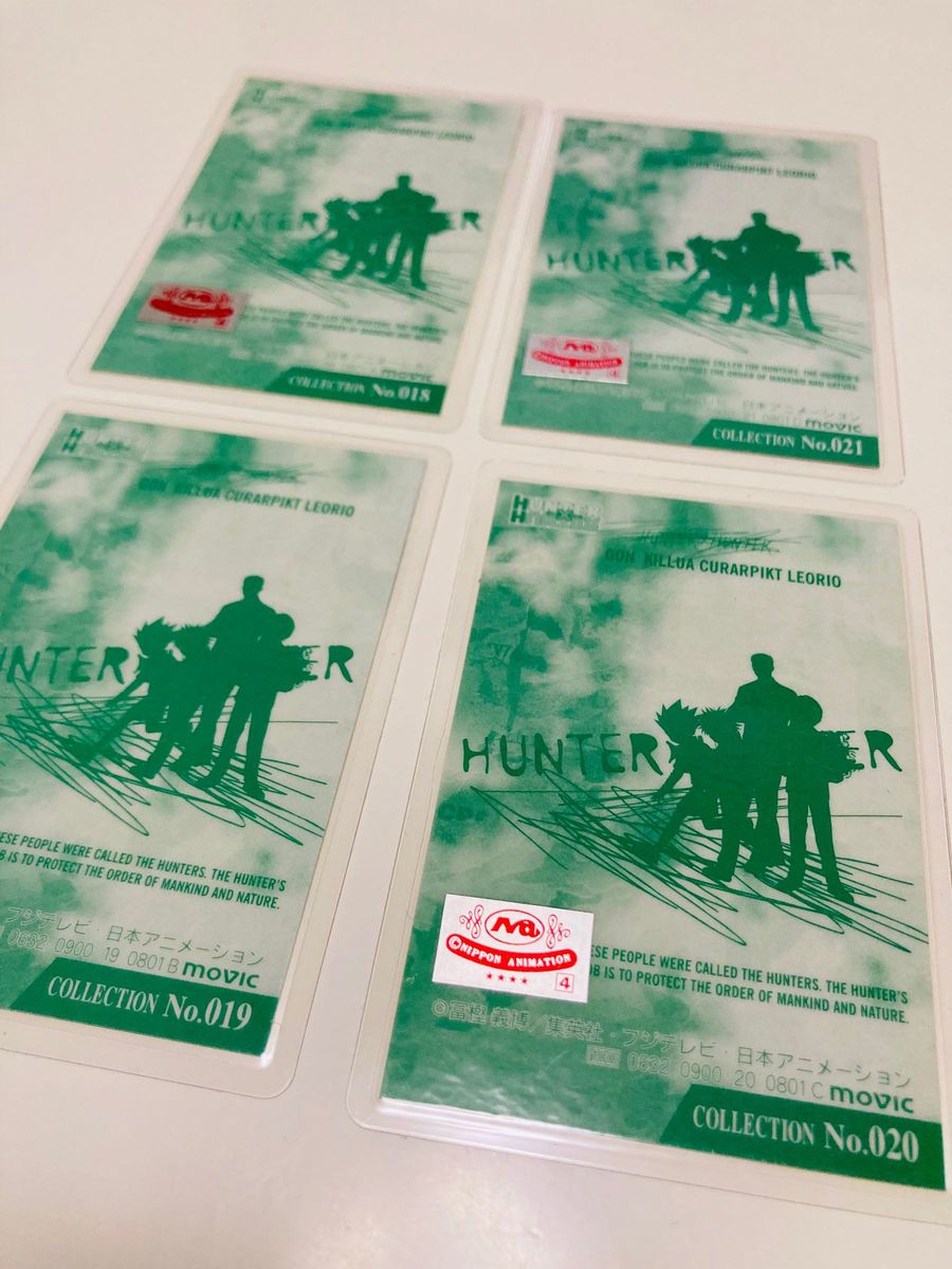 稀少】旧HUNTER×HUNTER クラピカ ラミネートカードセット 稀少】旧