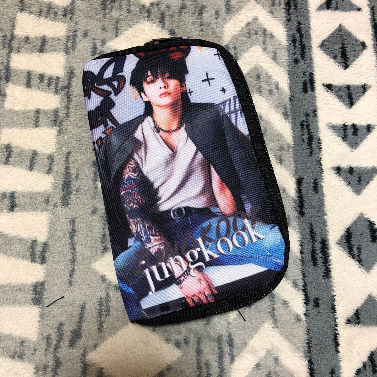 防弾少年団 BTS グク ジョングク 布製長財布 ポーチ｜Yahoo!フリマ（旧