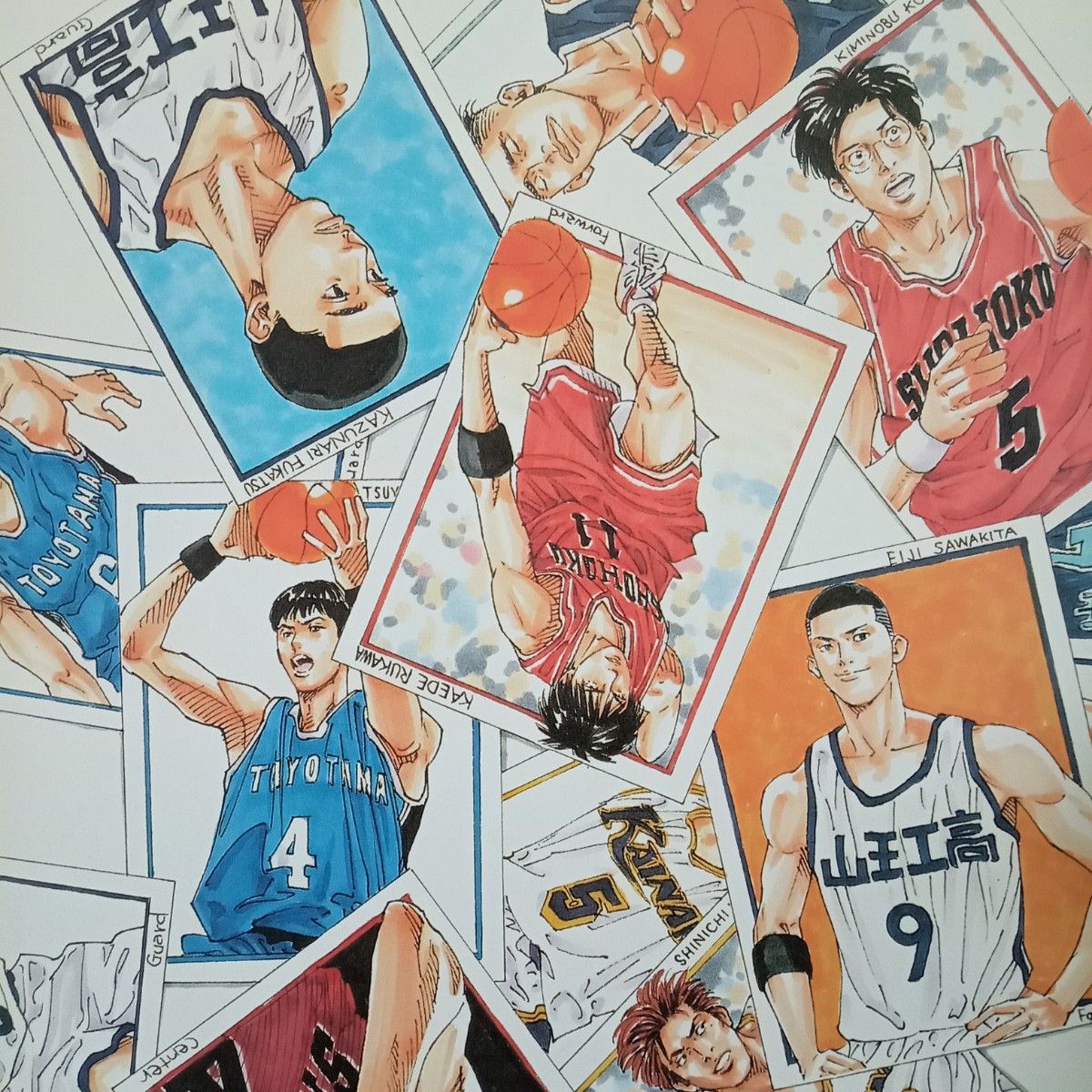 中古美品】絶版 スラムダンク SLAMDANK ポスター 額入り 中古美品