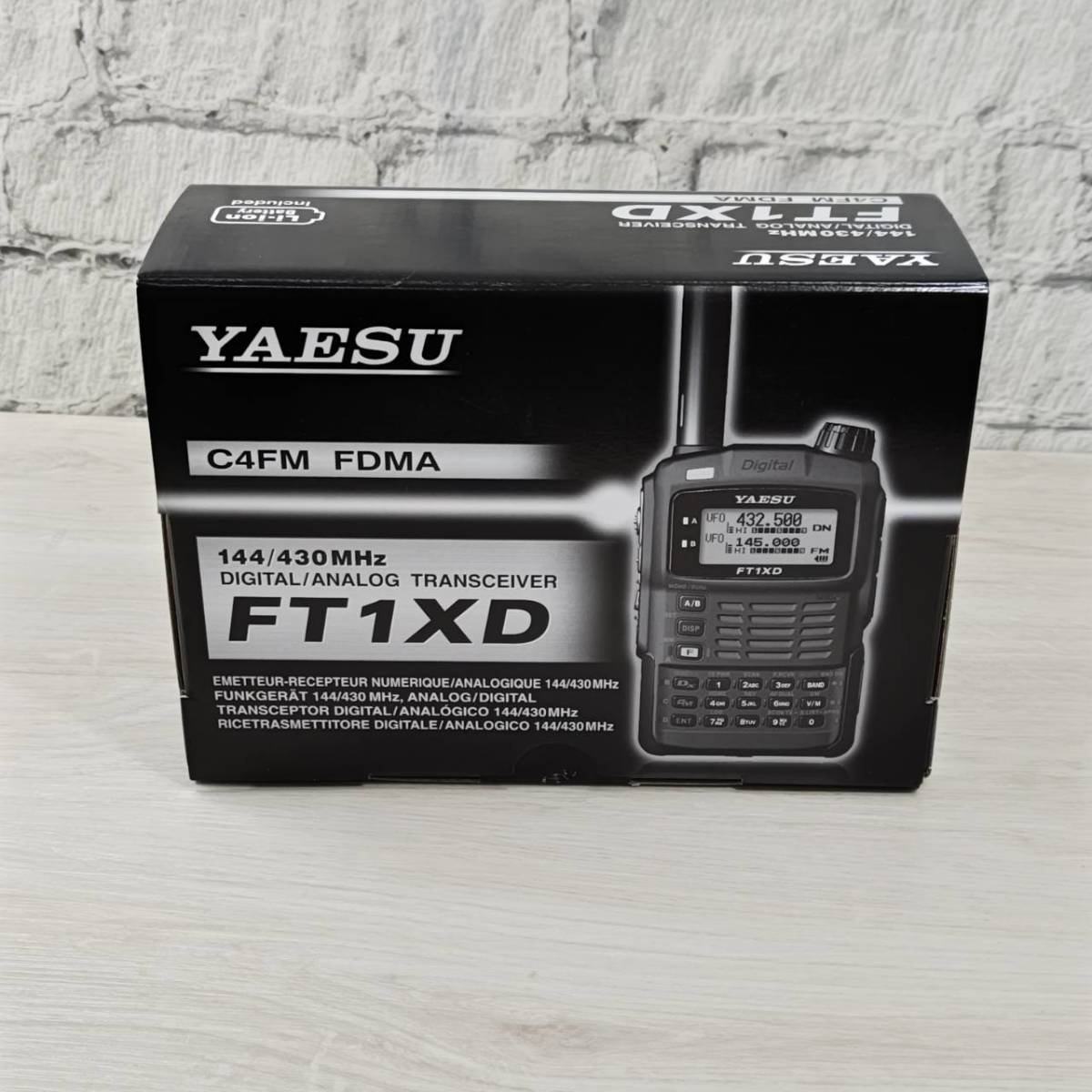 YAESU FT1D 144/430MHz帯トランシーバー WiRES-X対応 YAESU FT1D 144