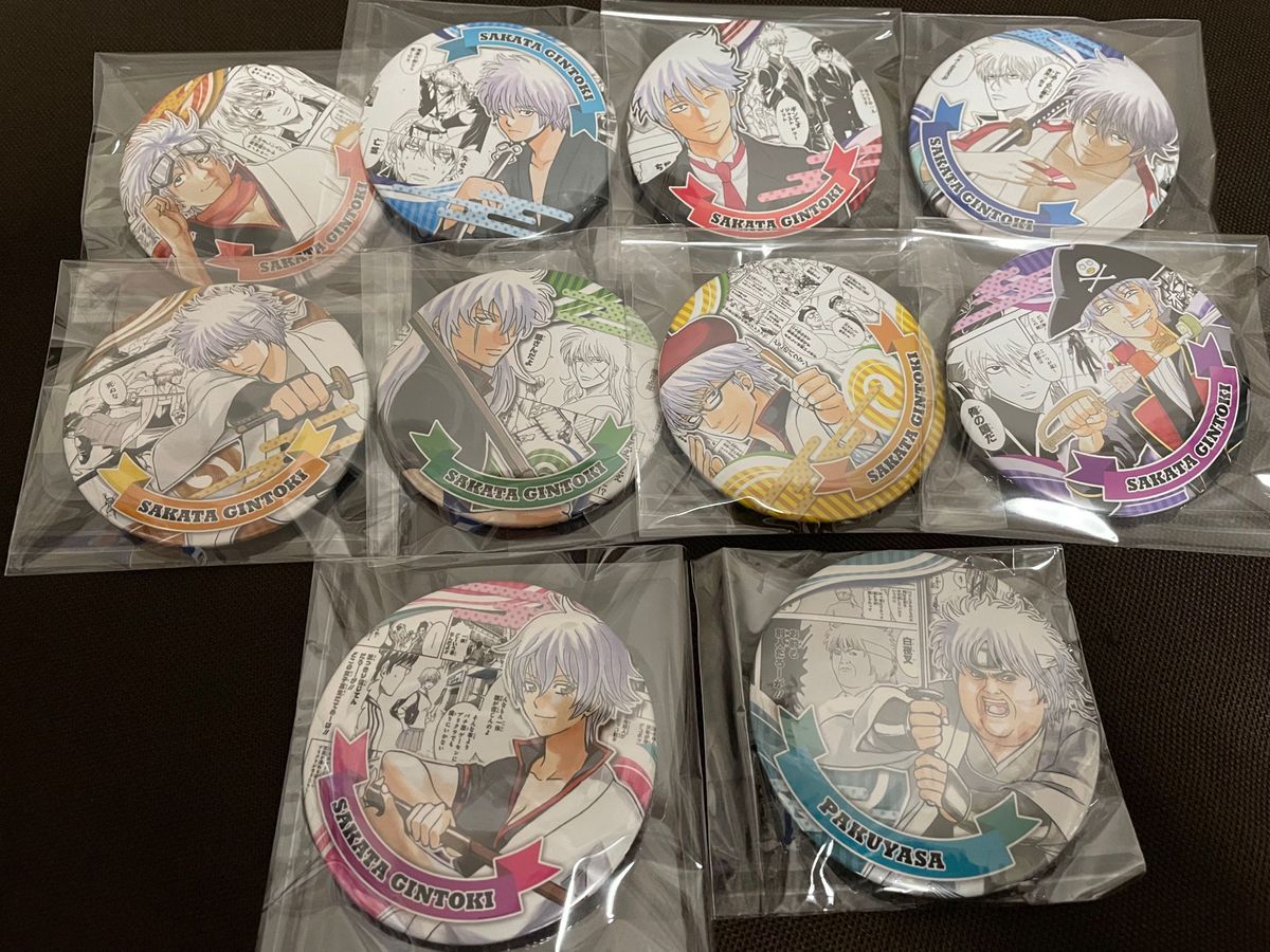 銀魂 コレクション缶バッジ HEROES 入れ替わり編 銀時 土方 銀魂