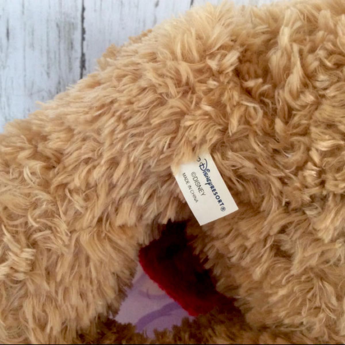 ダッフィー 白タグ 初期 ディズニーベア ハグミー ビーズ入り