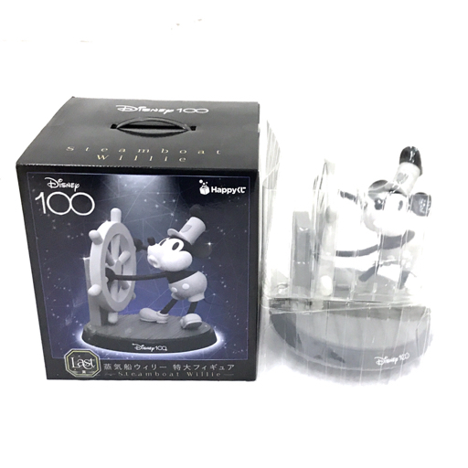 ディズニー 蒸気船ウィリー フィギュア happyくじ 未開封 Happyくじ