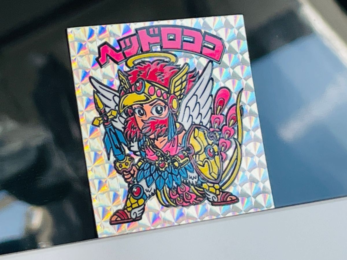 希少】ミスプリント有り 9弾ヘッドロココ 旧ビックリマン 正扇 プチ