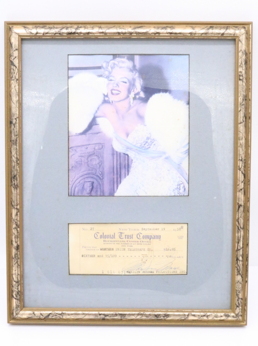 ☆マリリン・モンロー 直筆サイン Marilyn Monroe