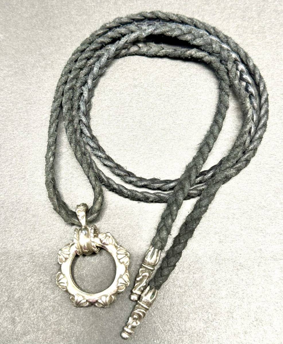 レア Chrome Hearts クロムハーツ スクロール バンド リング