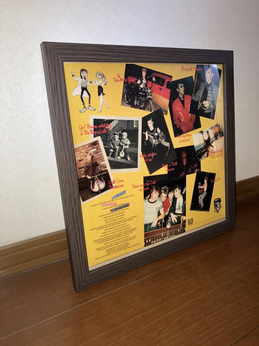 83年 エドロス デザイン！STRAYCATS ストレイキャッツ 額付