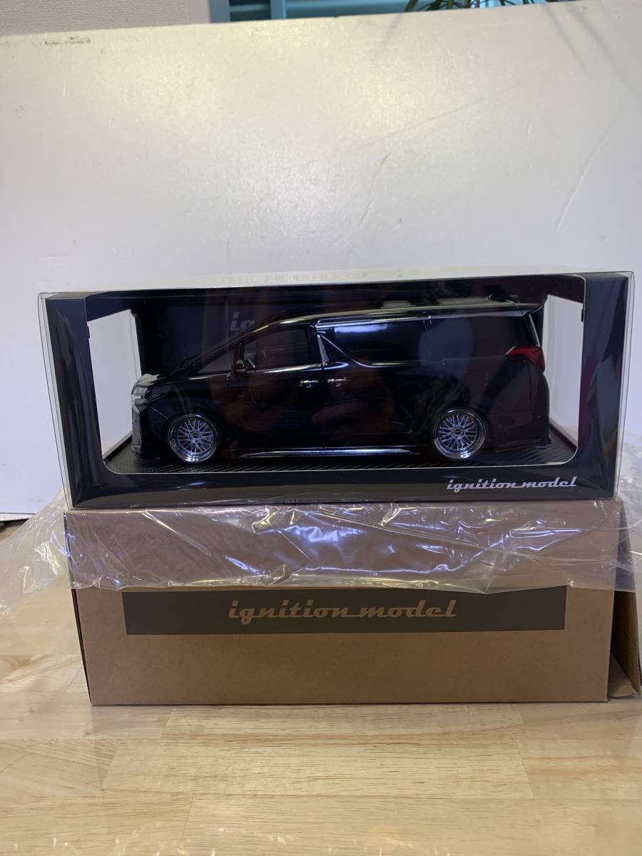 Yahoo!オークション - イグニッションモデル 1/18 アルファード ブラッ