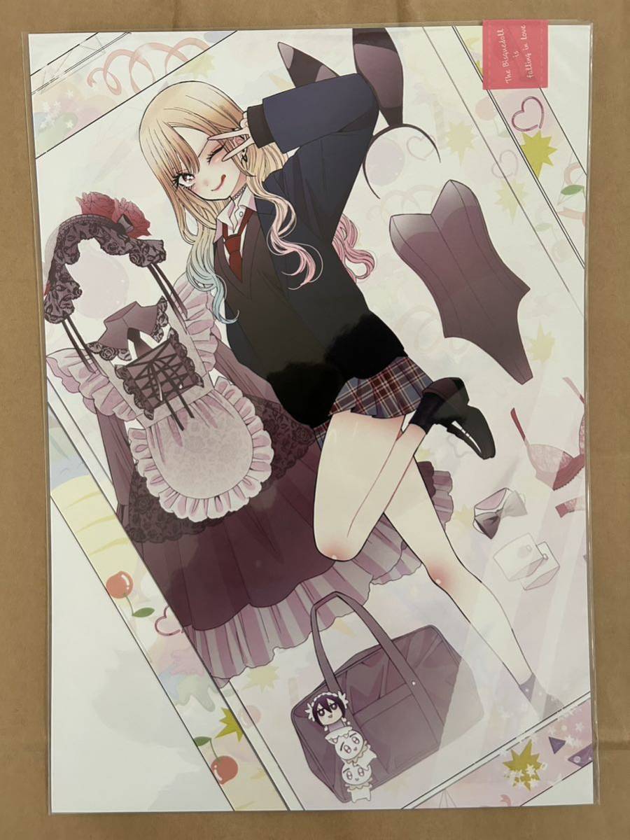 着せ恋展 福田晋一直筆サイン入り複製原画 喜多川海夢