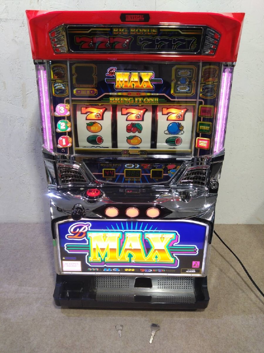 パチスロ実機 アルゼ 4号機 レトロ B-MAX ビーマックス LED化 載せ変え