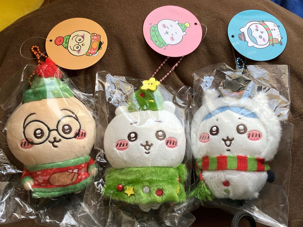 未開封ちいかわ ハッピーホリデーマスコットクリスマスハチワレうさぎ