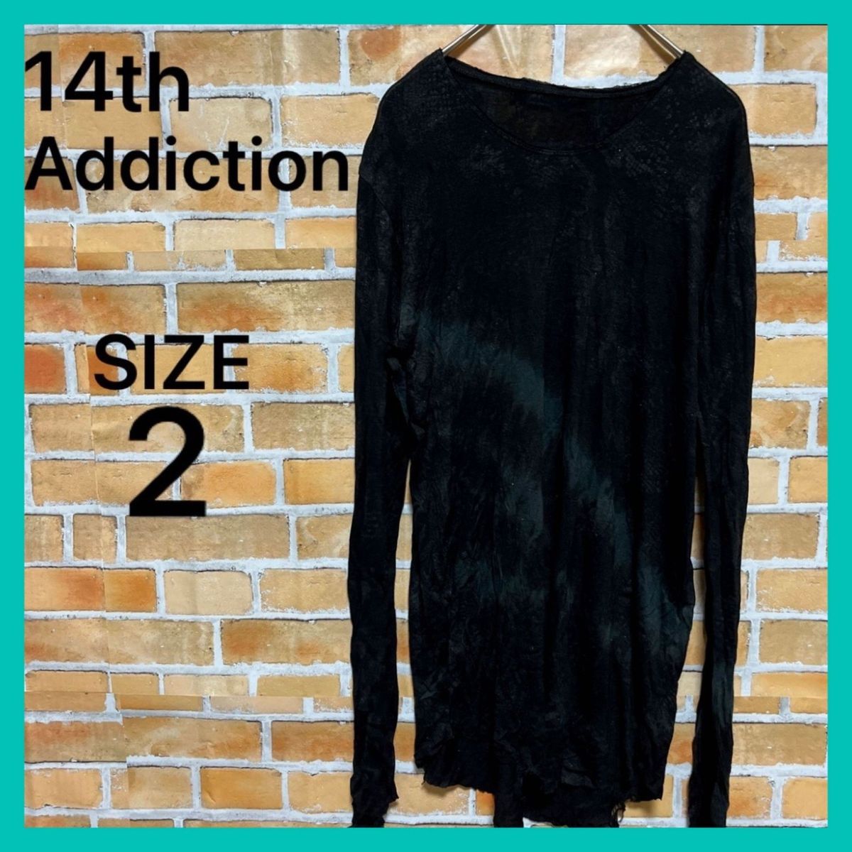 14th addiction カットソー 14thaddiction カットソー t-shirt 14th