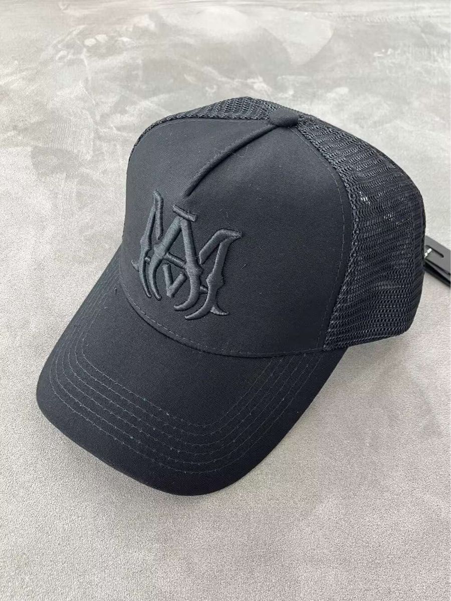 新品AMIRI アミリ MA ロゴ メッシュ キャップ ブラック｜Yahoo!フリマ