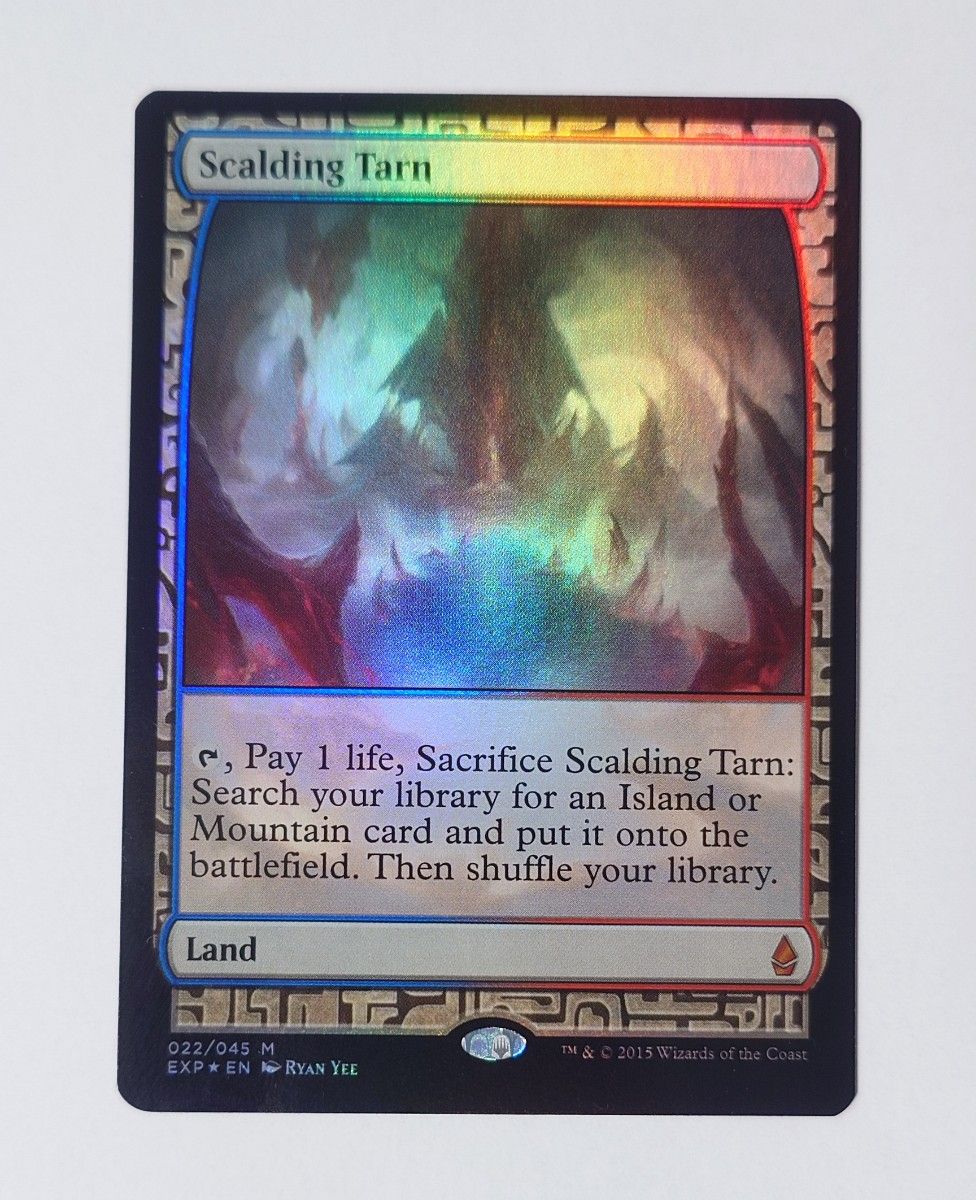 MTG 沸騰する小湖 Scalding TarnドラゴンスケイルFoil 英語 沸騰する小