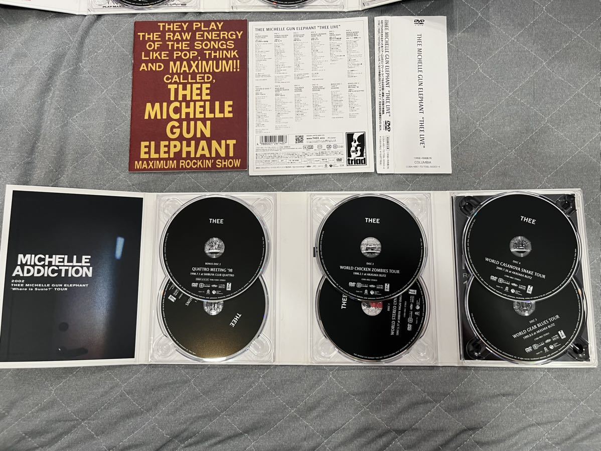 THEE LIVE [DVD] Japanese music DVD Michelle Gun Elephant ⁄ THEE
