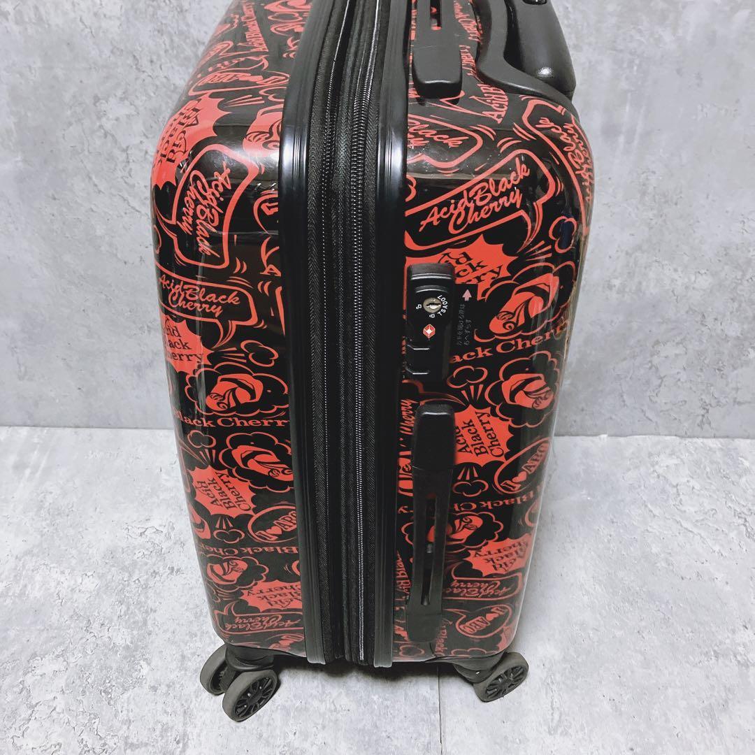 希少】Acid Black Cherry キャリーケース TSAロック 4輪 アシッド