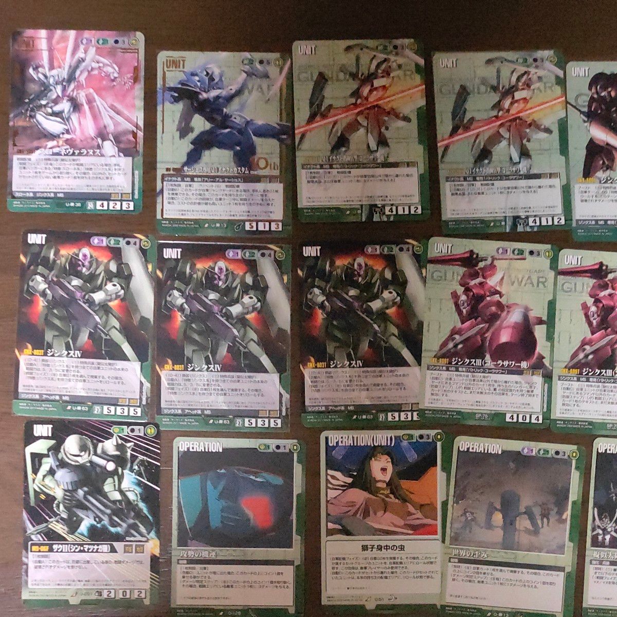 ガンダムウォー緑紫 ジンクスデッキ 60枚 クリスマス限定｜Yahoo