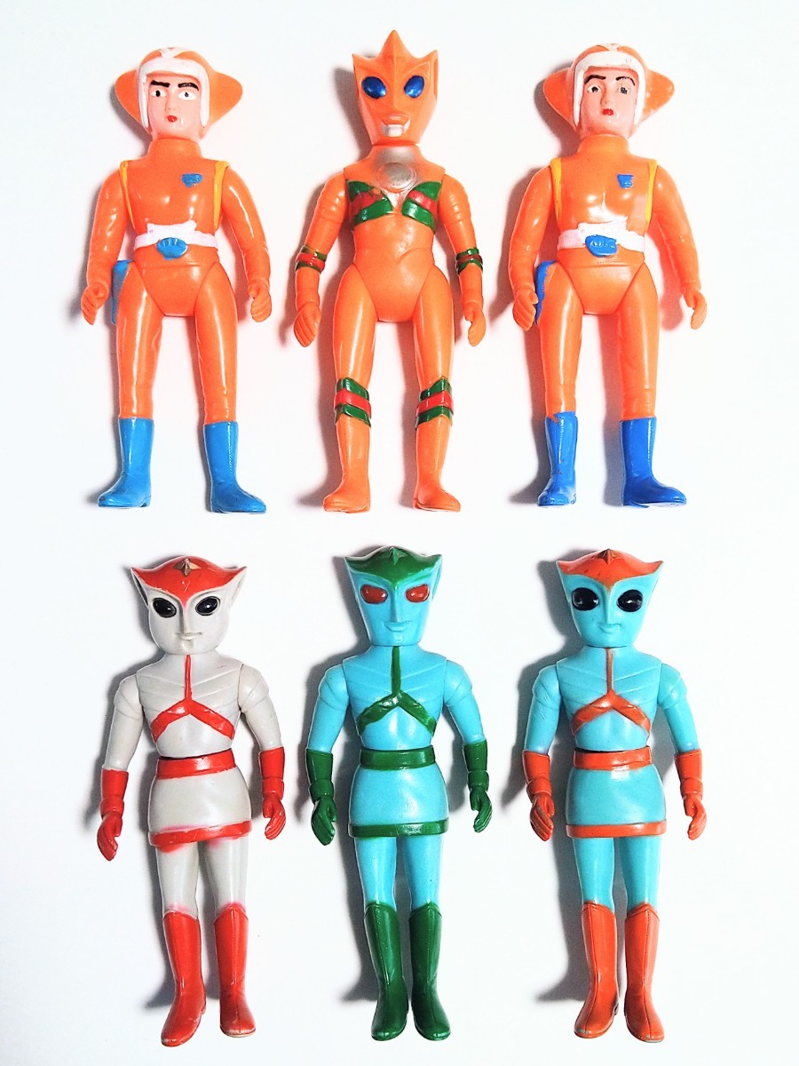 ブルマァク製 トリプルファイター オレンジファイター ソフビ