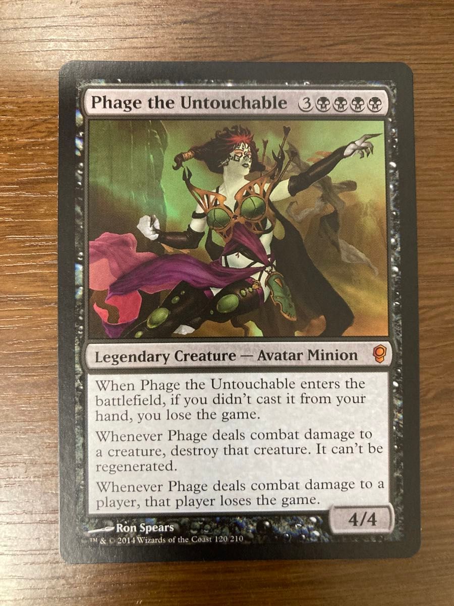 mtg 触れられざる者フェイジ 英語 1枚 Foil レギオン EX+](FOIL)(1195