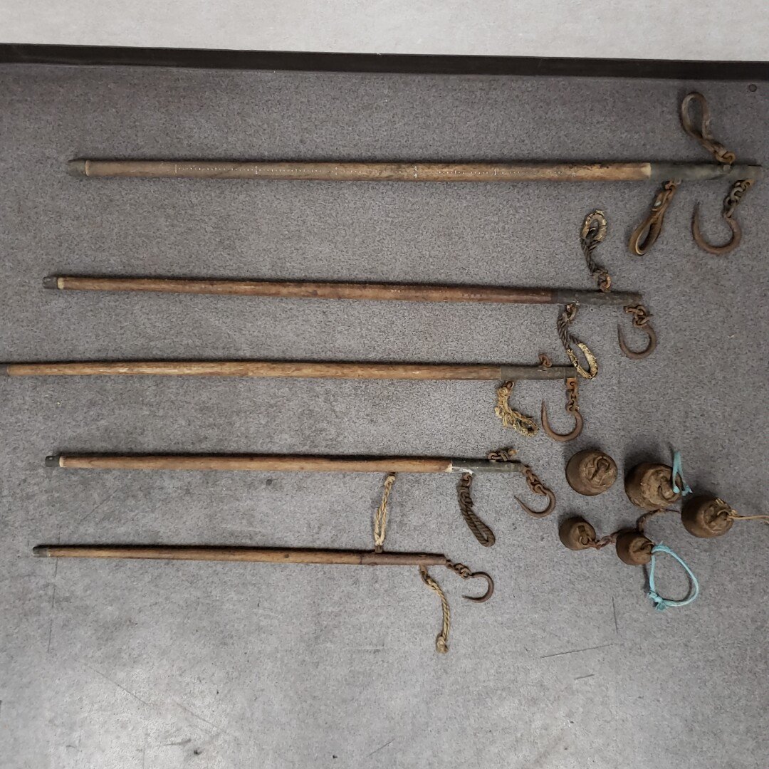 竿秤 棒秤 分銅秤 棒天秤 古民具 古道具 引き取り限定 竿秤