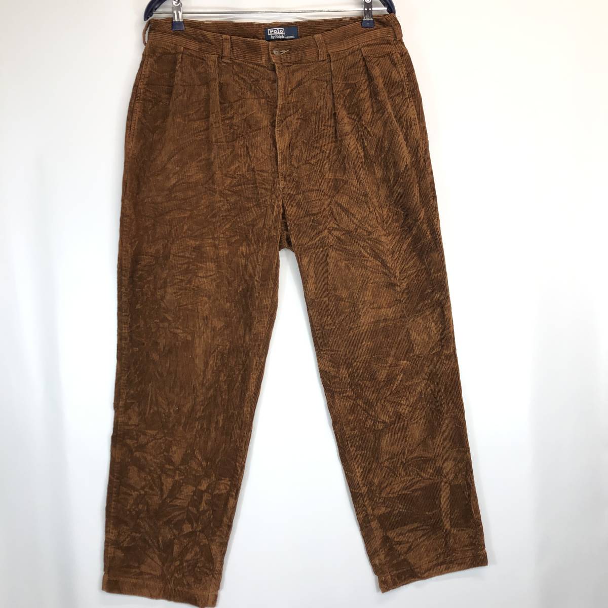 90s Ralph Lauren ラルフローレン 太畝コーデュロイパンツ ブラウン