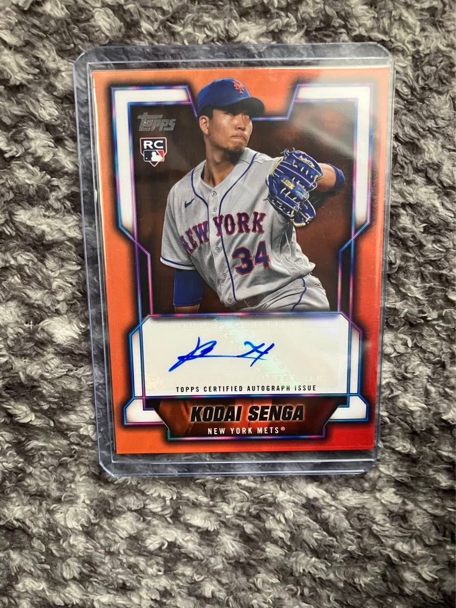 Topps Finest 千賀滉大 直筆サイン カード ルーキー 2023 Topps Finest