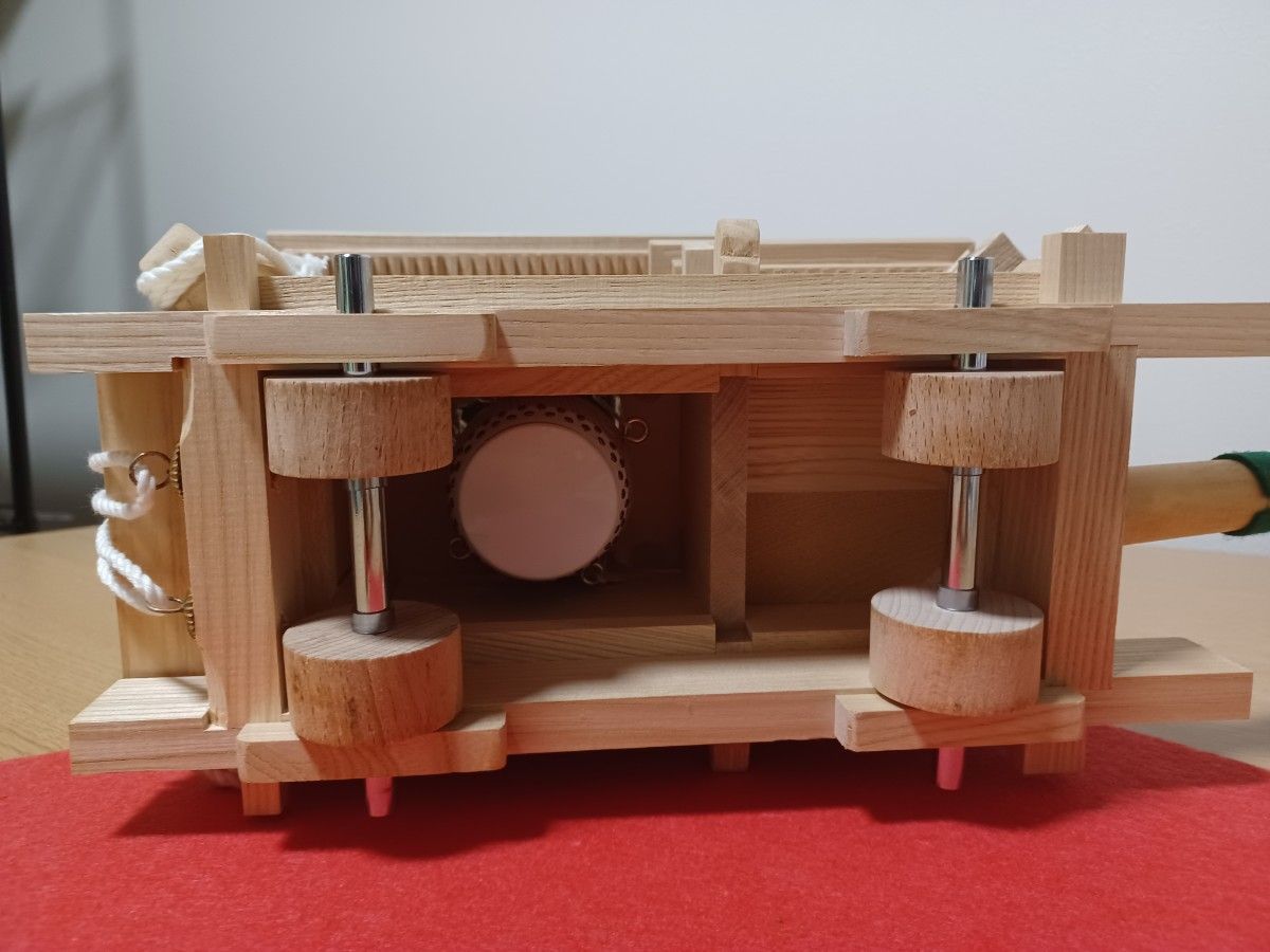 ミニだんじり木製だんじり手作りだんじり