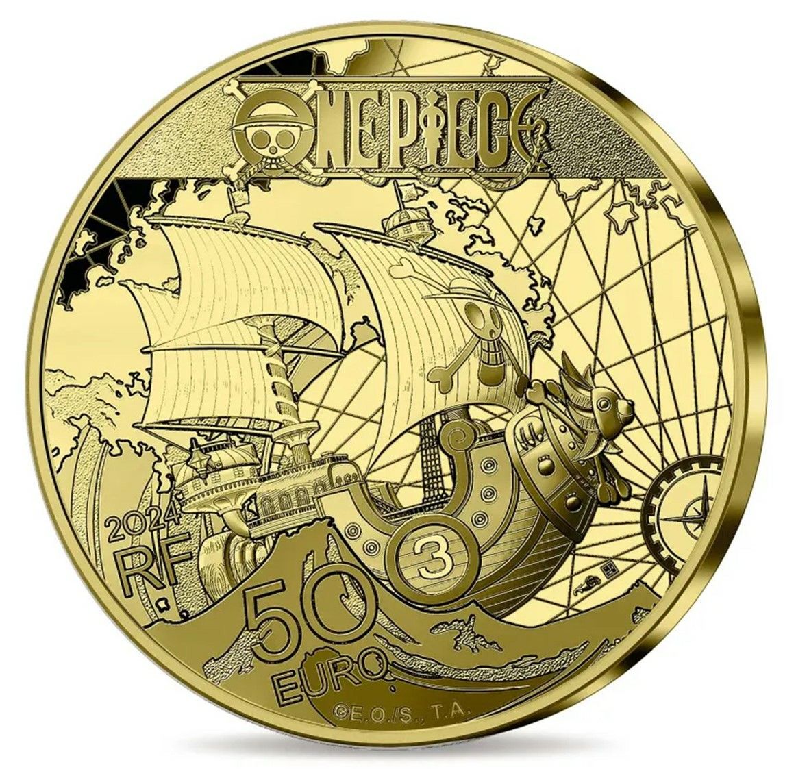 ONEPIECE ワンピース 200名限定 15周年記念メダル 純銀製 ONEPIECE