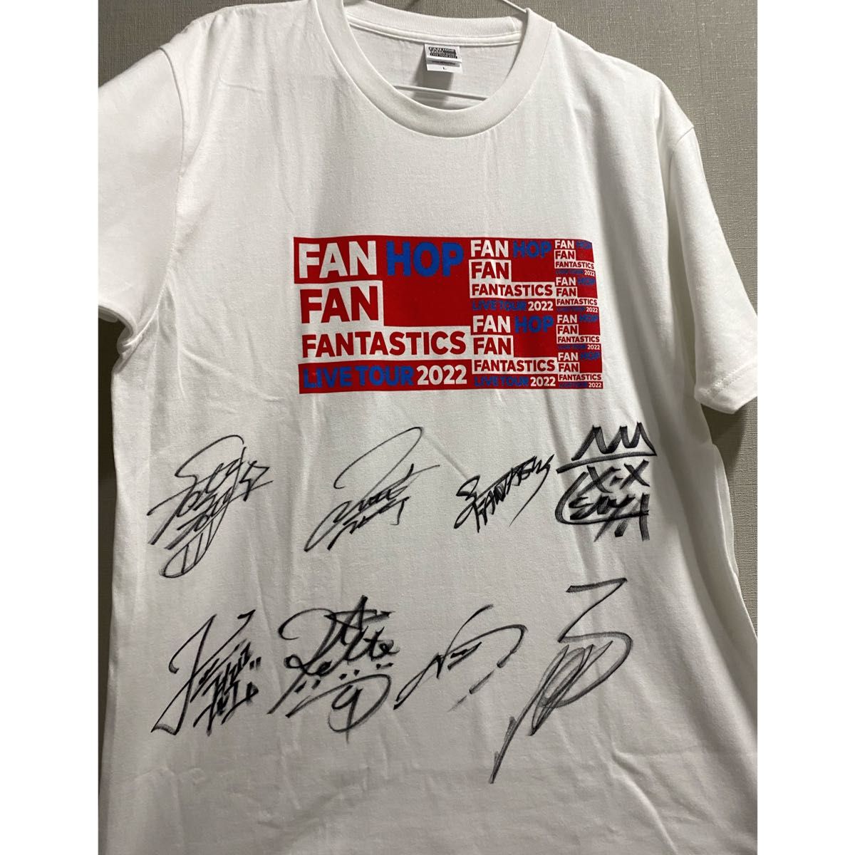 FANTASTICS メンバーサイン入りTシャツ FANTASTICS メンバーサイン入り