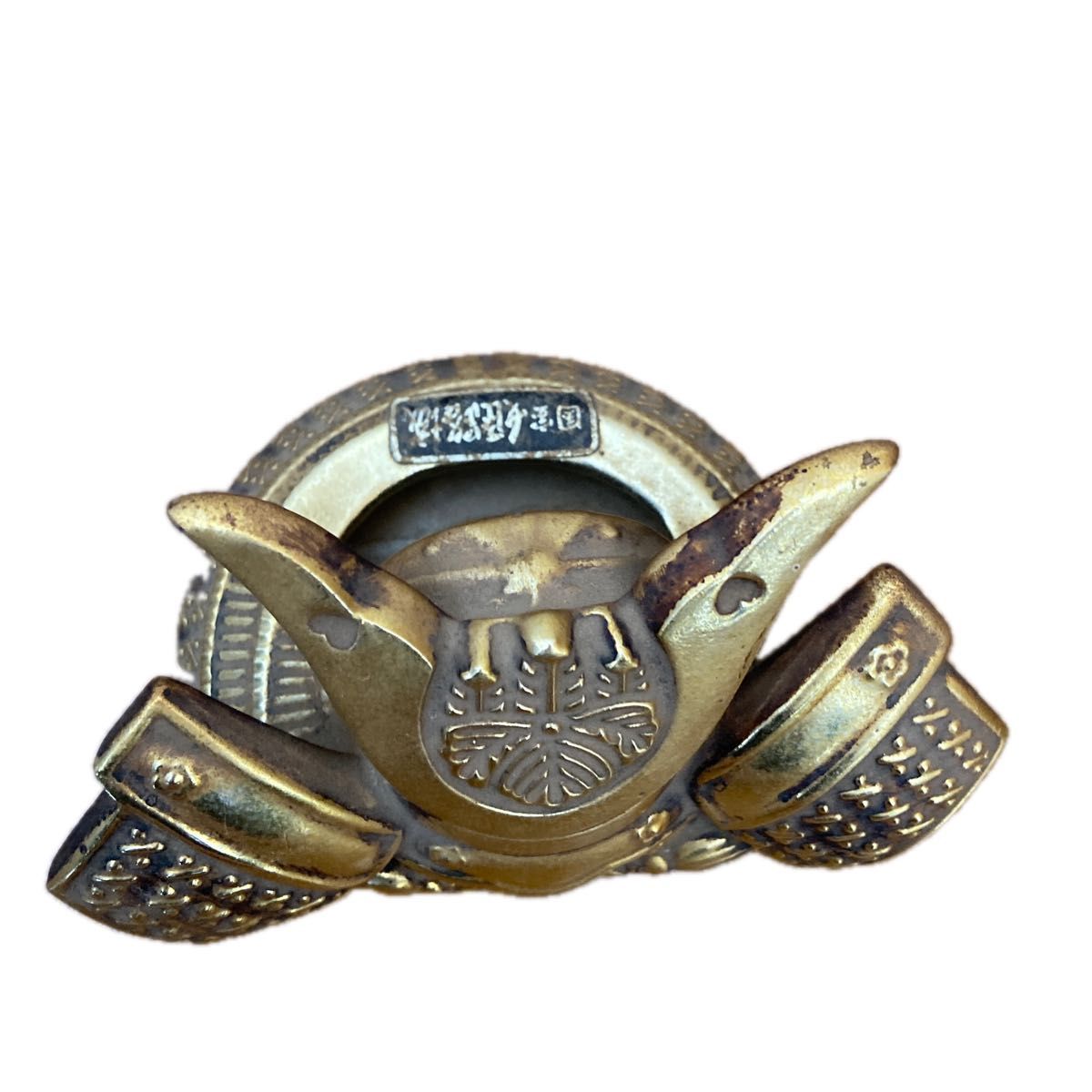 匿名配送 兜 国宝姫路城 アンティーク 置物 カッコいい カブト 当時物