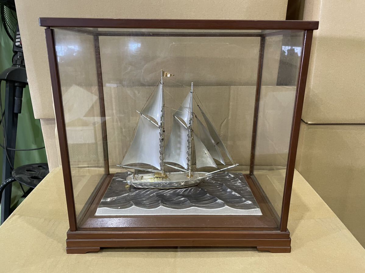 Yahoo!オークション - 関武比古 作 純銀製 ヨット 総重量2.4kg STERLIN
