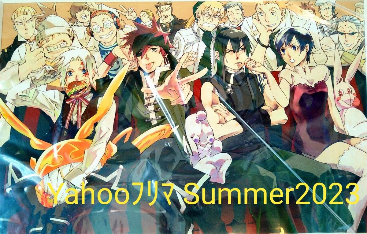 新品 D Gray-man 複製原画 アレン 神田ユウ ラビ リナリー リンク 黒の