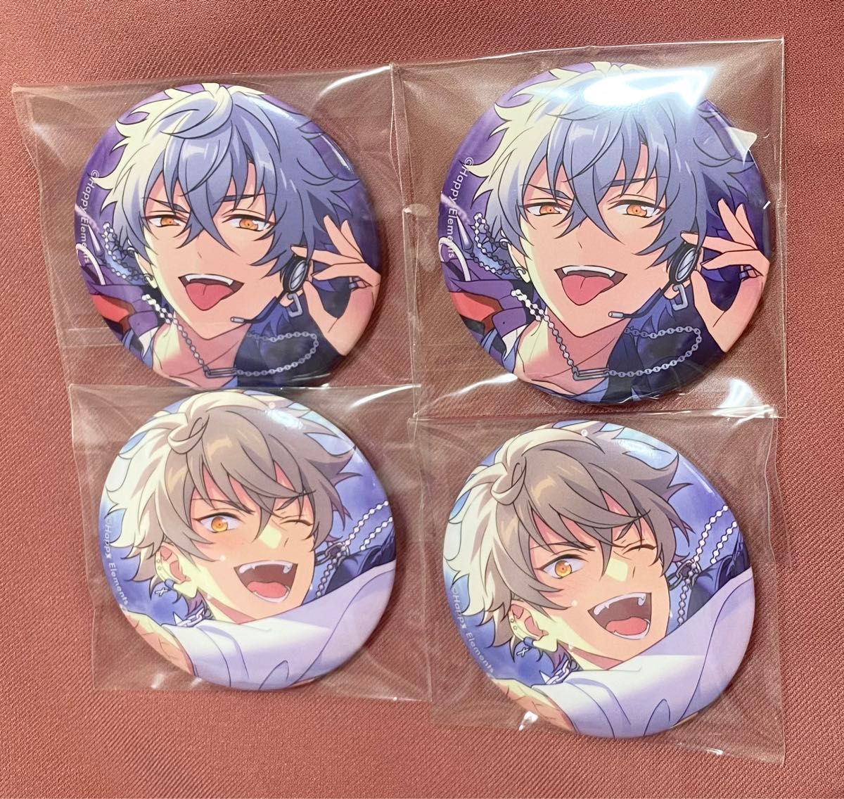 あんさんぶるスターズ 大神晃牙 フィーチャー缶バッジ あんさんぶる