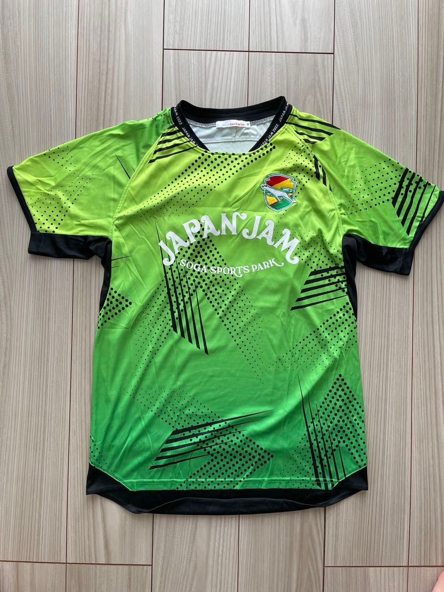 ジェフ千葉サッカーゲームシャツ半袖 サイズM ジェフ千葉サッカー