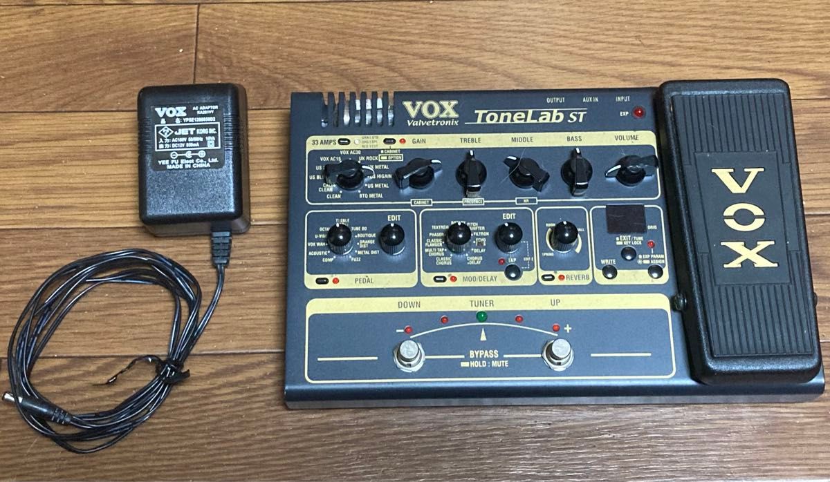 ☆真空管マルチエフェクター☆VOX ToneLab ST中古☆元箱、取説