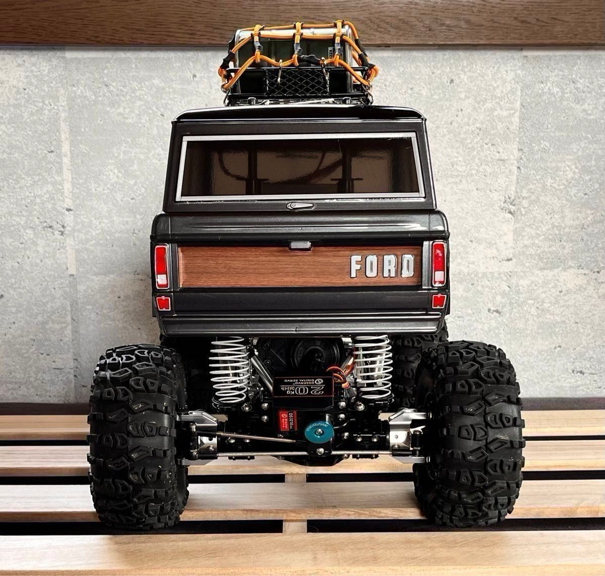 TAMIYA タミヤ CR-01 1973 フォードブロンコ カスタム多数 4WS 電動RC