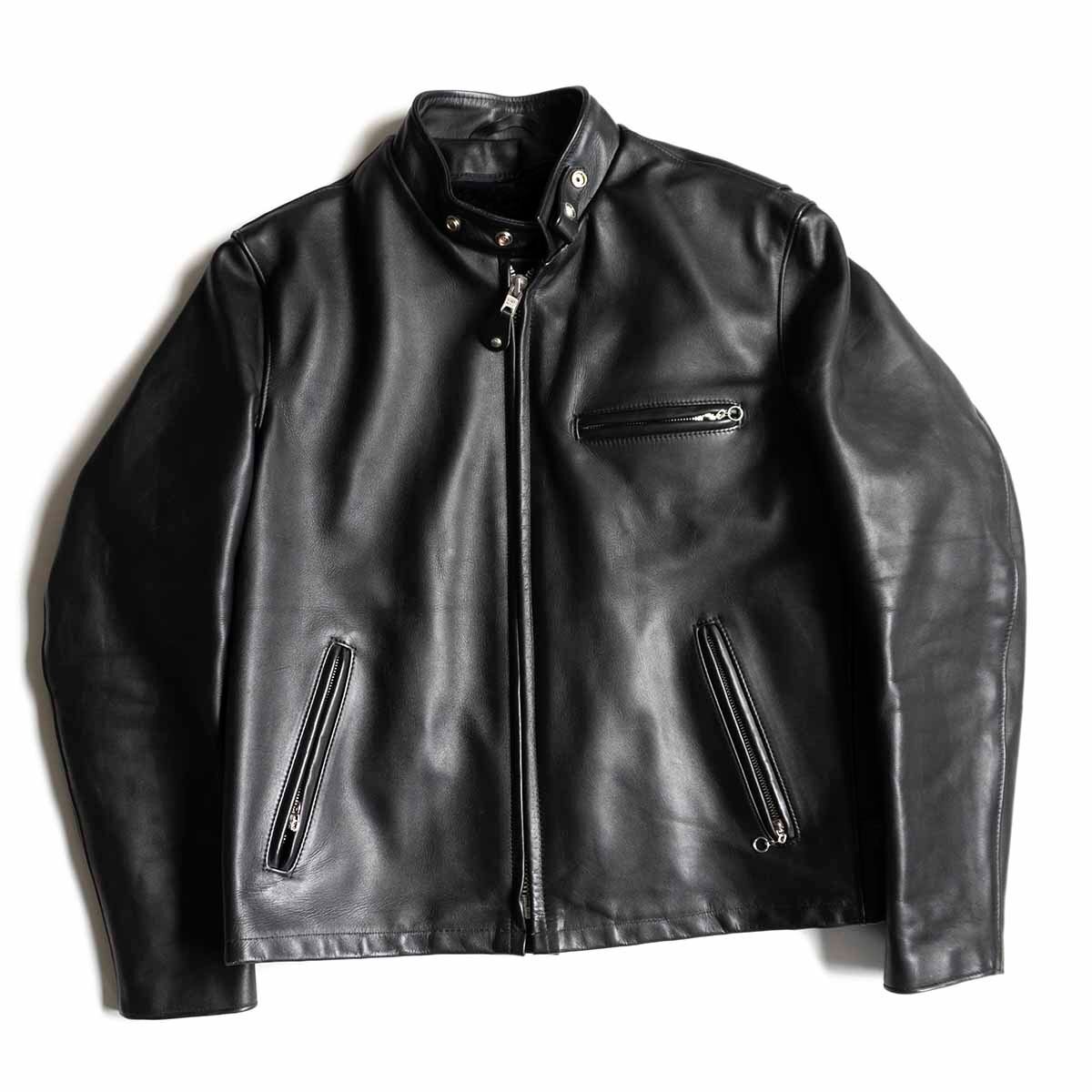 Yahoo!オークション - 【極美品】SCHOTT【641/シングルライダースジャ