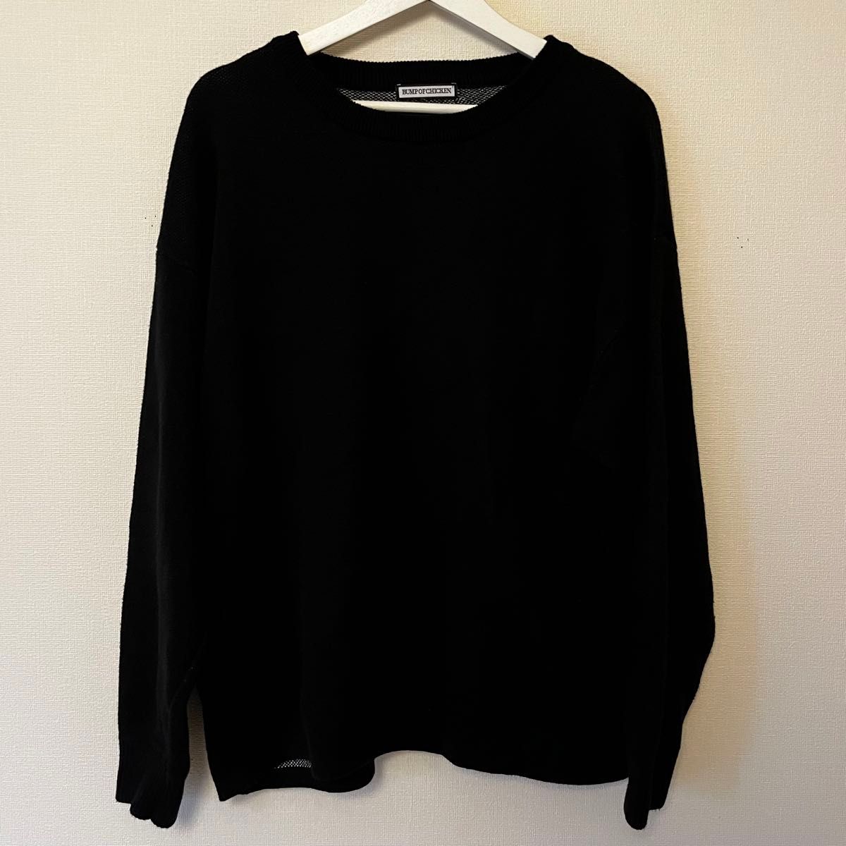 BUMP OF CHICKEN Logo Knitwear/BLACK Lサイズ BUMP OF CHICKEN