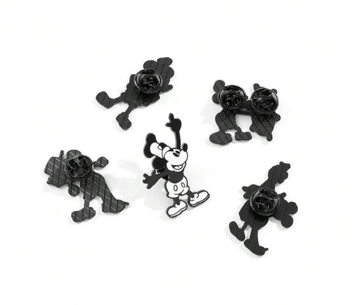 蒸気船ウィリー 初代ミッキーマウス レトロ ピンバッジ ブローチ