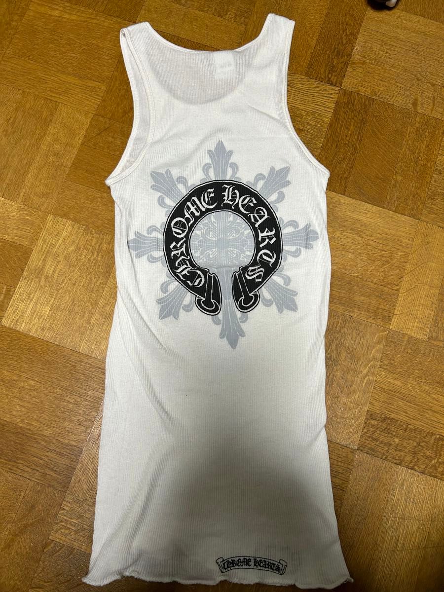 Chrome heartsタンクトップ ホワイト 2024年デザインSサイズ