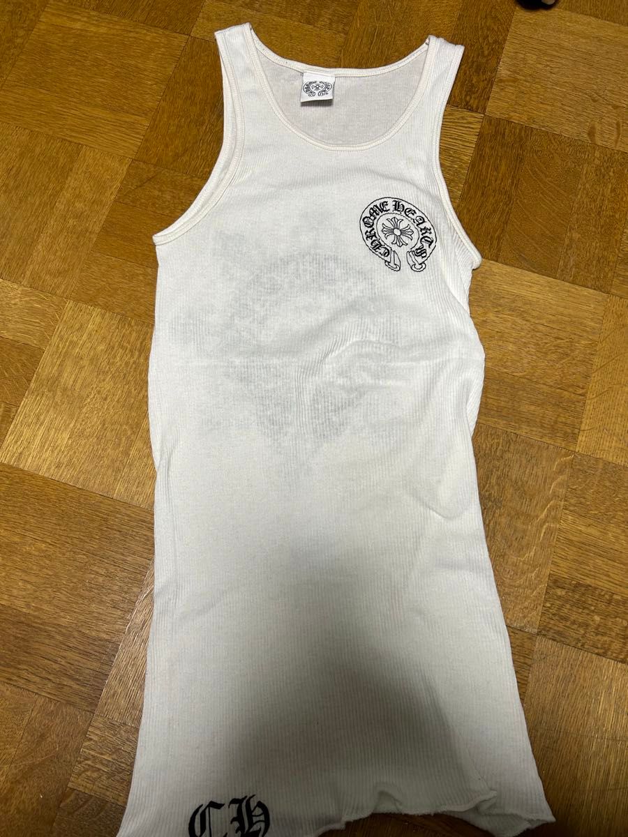 CHROME HEARTS タンクトップ ホワイト chromehearts】クロムハーツ